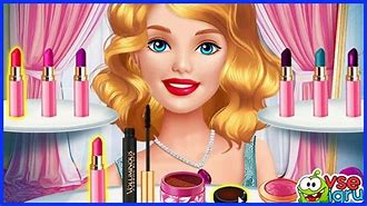 Image result for barbies make up game