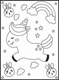 Image result for Cute Kawaii Unicorn Coloring Pages