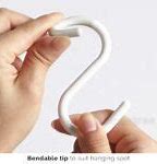 Image result for Clear Mini Plastic S Hook Clip