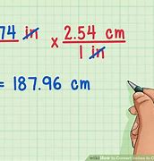 Image result for Inches to Centimeters Formula