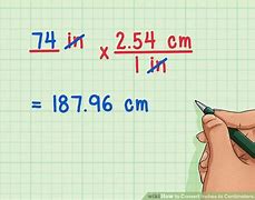 Image result for How to Convert From Inches to Cm