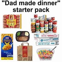 Image result for Dad Starter Pack Meme
