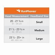 Image result for Headphone Size Chart