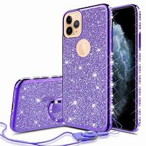 Image result for iPhone 12 Pro Max Color Purple Glittery Cases with Flowers