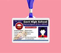 Image result for School ID Card Template