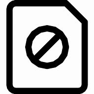 Image result for No Access SVG