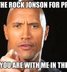 Image result for Dwayne The Rock Johnson Meme MTG