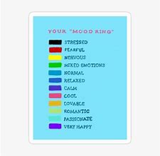 Image result for Mood Ring Chart Funny