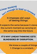 Image result for Linear Thinking