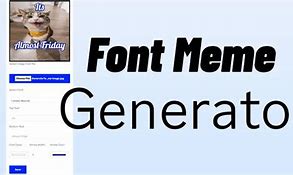 Image result for Font Meme Generator