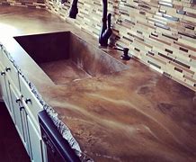 Image result for Finished Concrete Countertops
