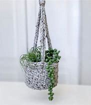 Image result for Crochet Plant Holder Pattern