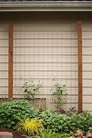 Image result for wood trellis wall