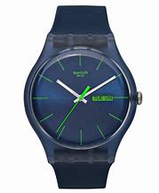Image result for Blue Swatch Watch