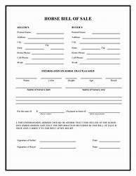 Image result for Horse Sale Receipt Template UK
