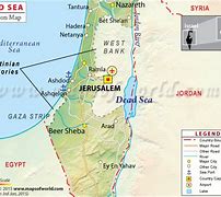 Image result for Dead Sea Location On World Map