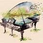 Image result for Colorful Piano Keyboard