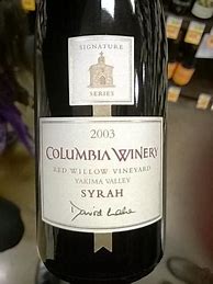 Image result for Columbia Syrah Red Willow