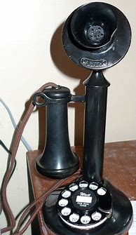 Image result for Candlestick Rotary Dial Phone