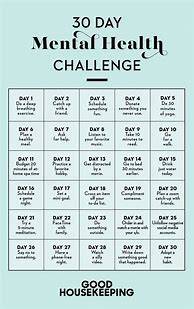 Image result for 30-Day Journal Challenge Mental Health Printable