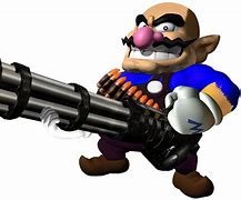 Image result for Wario with a Gun