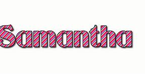 Image result for Samantha Name Logo