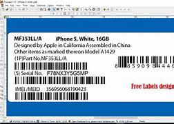 Image result for iPhone Box Label