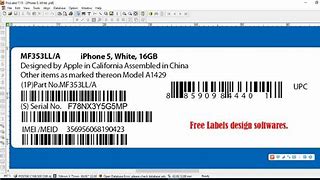 Image result for iPhone Box Labeling