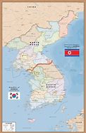 Image result for North Korea Border Map