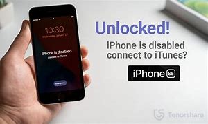 Image result for How to Unlock Disabled iPhone SE