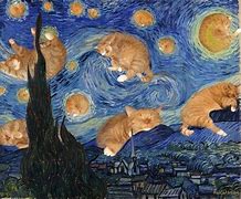 Image result for Sad Cat Meme Painting