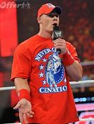 Image result for WWE John Cena Red Shirt