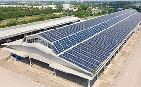Image result for Solar Panels On Warehouse Roof