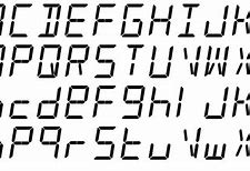 Image result for Free Alarm Clock Font