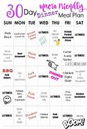 Image result for 30-Day Healthy Meal Plan Calendar