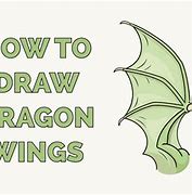 Image result for Easy to Draw Dragon Folded Wings