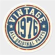 Image result for Year 1976 Stickers