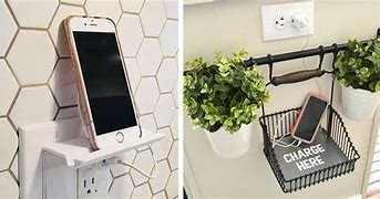 Image result for Wall Mounted Cell Phone Charging Station