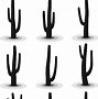 Image result for Cactus Clip Art Black and White