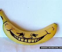 Image result for Funny Banana with Face