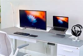 Image result for Minimalist Desk with Mac and iPad