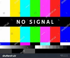 Image result for TV No Signal Blue