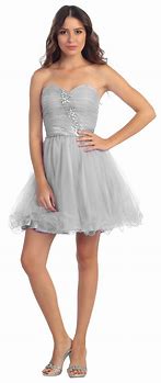 Image result for Silver Dama Dresses