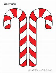 Image result for Candy Cane Print Out