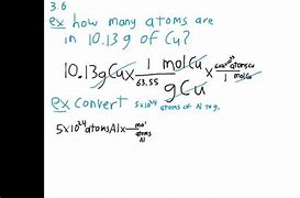 Image result for Atoms to Mass Conversion
