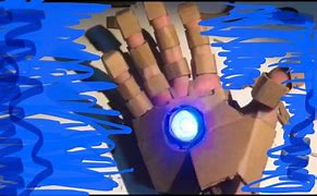Image result for Cardboard Iron Man Hand