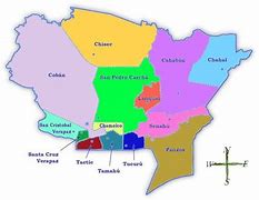 Image result for Mapa Del Departamento De Alta Verapaz