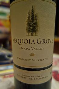 Image result for Sequoia Grove Cabernet Sauvignon Cask Two