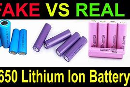 Image result for AWT 18650 Battery Fake