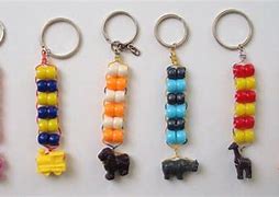 Image result for Bead Keychain Designs